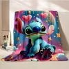 Disney-ponto cobertor macio para bebê, fofo dos desenhos animados, king size, capa de luxo para criança, menino, adulto, sofá, cama, presente