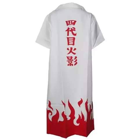 Brdwn unissex 4a geração yondaime hokage namikaze minato cosplay traje capa boné trincheira