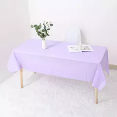 Solid Color Party Tablecloth, Decorado com Aniversário e Casamento, Material PEVA, 1Pc, 54*72 Polegada