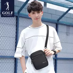GOLF Saco dos homens novos Único Bolsa de Ombro Esportes Crossbody Bag Waterproof Oxford Canvas Moda Pequena Mochila Moda Etiqueta - loja online