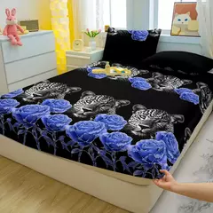 Animal moderno simples impresso fosco cabido folha, tampa de cama do quarto, cama, excluindo fronhas, 1 - comprar online