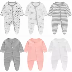 Imagem do Romper de algodão macio do recém-nascido, roupas de desenhos animados, roupas infantis de 0 a 9 meses, novo, outono e inverno, 2023