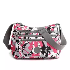 Imagem do Impermeável Nylon Crossbody Shoulder Bag para Mulheres, Messenger Bags, Ladies Handbag