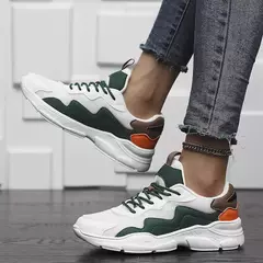 Tênis leves em malha para homens e mulheres, sapatos casuais versáteis e respiráveis, tênis pretos na internet