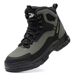 Sapatos de segurança leves impermeáveis masculinos, sapatilha à prova de perfurações, sapato de aço, botas indestrutíveis - comprar online