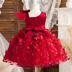 Imagem do Vestidos de lantejoulas princesa feminina, vestido de batismo, festa de casamento infantil, Natal, vestido novo de luxo, 2022