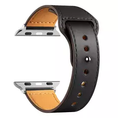 Pulseira de couro para Apple Watch Band, Sport Loop Bracelet, Ultra 2, 49mm, 44mm, 40mm, 38mm, 42mm, iWatch Series 9, 8, 7, 3, 4, 5, 6, SE, 41 milímetros, 45 milímetros - Wolf Magazine