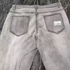Imagem do Calça jeans rasgada e skinny masculina, calça lápis jeans casual, stretch slim fit, remendos de endotécio, buraco de grade, nova moda