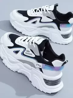 Sapatilhas de plataforma para mulheres, sapatilhas casuais para senhoras, sapatos baixos, verde, 2023 na internet