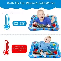 Infinno Inflável Tummy Time Mat, Premium Baby Toys, Water Play Mat para Bebês e Crianças - Wolf Magazine