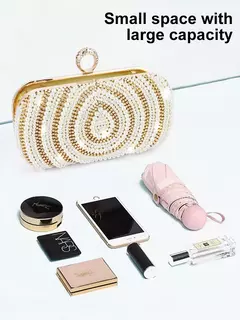 Bolsa elegante de strass para mulheres, bolsas de noite de luxo femininas, elegante bolsa pérola, festa de casamento nupcial, bolsa designer, nova na internet