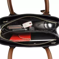 Sacos Crossbody de couro de qualidade para mulheres Sacola de grande capacidade 2 camadas Bolsas de luxo Sacos de grife 2024 - loja online