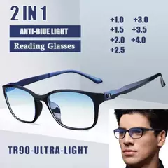 Óculos de leitura FG-Anti azul para homens, óculos presbíope, antifatigue, óculos de computador, além de 0.0, 1.0, 1.5, + 2.0, + 2.5, + 3.0, + 3.5, + 4.0, novo na internet
