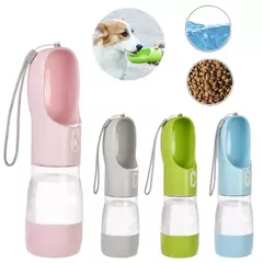 Garrafa de Água para Animais de Estimação, Cães e Gatos, Tigelas Alimentadoras, Viagem ao Ar Livre, Recipiente para Beber Puppy, Pug, Chihuahua, Labrador