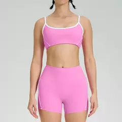 Terno de Yoga Patchwork de duas peças para mulheres, cintura alta Flare Leggings, roupas de treino Fitness Sportswear agasalho