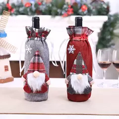 Tampa De Garrafa De Vinho De Natal, Decorações De Feliz Natal Para Casa, Ornamento De Natal, Presentes De Natal, Ano Novo 2025, 2025 - loja online