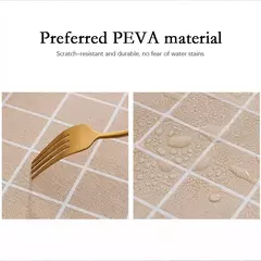 Toalha de mesa impressa em estilo nórdico, capa de pano impermeável, à prova de óleo, decoração doméstica, retângulo, mesa de jantar, guia, a9e6 - Wolf Magazine