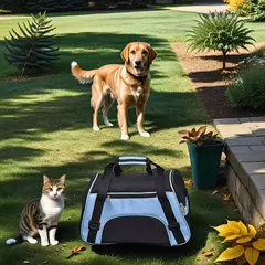 Sacos de gato portátil saco de transporte do cão malha respirável sacos de transporte para cães pequenos dobrável gatos bolsa de viagem saco de transporte para animais de estimação - loja online