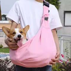 Single Comfort Sling Handbag para animais de estimação, Dog Carrier Bag, Viagem ao ar livre, Puppy Shoulder Bags, Tote Pouch, Kitten, Corgi, Transporte Pets