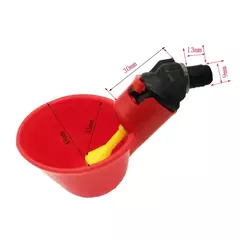 Tigela de alimentação automática de água potável, Leak Proof, frango, codornas, pássaros, suprimentos de reprodução, frango, 10 pcs, 20 pcs, 30pcs - Wolf Magazine