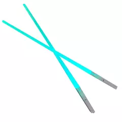 Tema StarWar reutilizável lavável e destacável Sushi Chopsticks, sabre de luz LED, pauzinhos chineses luminosos, utensílios de cozinha, 1 par - Wolf Magazine