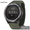 NORTH EDGE ALPS Relógio Digital Masculino Impermeável, Relógios De Pulso De Fibra De Carbono, Choque Militar Esportes, Super Leve, Bússola Ao Ar Livre, 50m