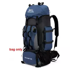 Impermeável Caminhadas e Camping Mochila, Sacos Esportivos ao Ar Livre, Trekking Bag, Mochila de Grande Capacidade, Equipamento de Viagem, 90L