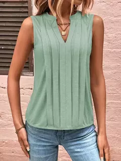 Blusas soltas, sem mangas, camisas grandes, tops femininos elegantes, monocromáticas, casuais, moda jovem, verão na internet