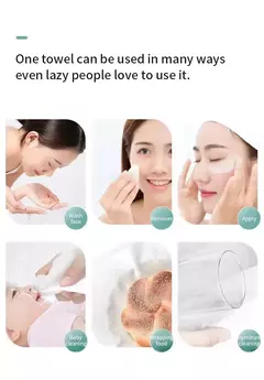 Toalhas faciais descartáveis extra grossas, Suave e Absorvente, Toalhetes removedores de maquiagem de algodão na internet