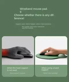 Confortável Anti-Slip Soft Mouse Pad, Suporte para descanso de pulso, Office Computer Mousepad, PC Gaming Mat - comprar online