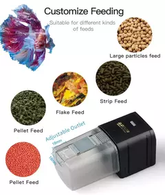 Ilona WiFi Alimentador De Peixe Dispositivo De Alimentação Automática Controle Inteligente Para Tanque De Aquário, Timing Carpa, Acessórios De Equipamento De Pesca na internet
