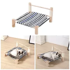 Almofada respirável para cama de gato, pano de substituição de cama para resfriamento de verão para cachorro, cama elevada, cama na internet