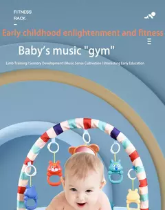 Multifuncional Fitness Frame para o bebê, Ginásio atividade, Tapete do jogo, Rack Musical, Infantil Educacional Crawling Carpet, Brinquedo infantil de presente na internet