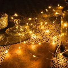 USB Bateria Operado LED String Light, Fio De Cobre, Guirlanda, Fada Iluminação Cordas, Natal, Festa De Casamento, Decoração Lâmpadas, 100-2m na internet