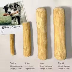 Brinquedo de mastigar de madeira para cães de café FZCSPEED, bastão de mastigar de madeira para cães, para alívio de pressão dos dentes, brinquedos para animais de estimação - loja online