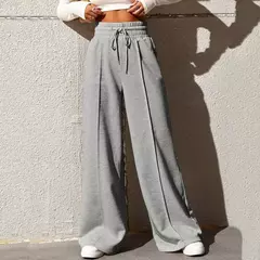 Imagem do Calças esportivas femininas de tubo reto, calças sanitárias soltas para pernas largas, calças casuais de dança ao ar livre, novas, outono, 2023