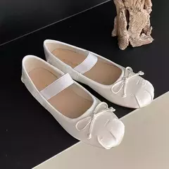 Sapatilhas com nó borboleta para mulheres, sapatos Mary Jane, sandálias casuais femininas, calçado feminino, fora, slides de moda, Lolita, Novo, 2022, 2024 - loja online