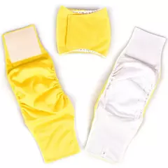 Masculino cão envoltório filhote de cachorro animal de estimação masculino cão calças fisiológicas roupa interior sanitária barriga banda fraldas pano algodão fralda envoltórios para menino cão - loja online