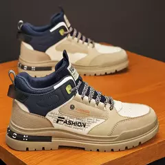 Tênis casual vulcanizado masculino, sola macia, tênis esportivo para caminhada, ao ar livre, masculino, outono - Wolf Magazine