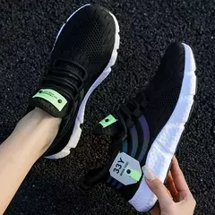 Homens tênis respirável clássico sapatos casuais homem tênis 2024 novo ao ar livre confortável malha sapatos masculinos tenis masculino na internet