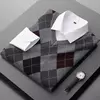 Suéter de malha sem mangas masculino, colete jacquard casual para negócios, plus size 6XL 7XL 8XL, primavera e outono 2022