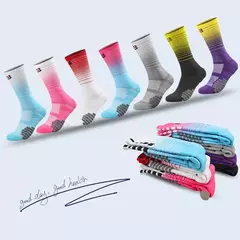 Meias antiderrapantes para homens e mulheres, futebol, futebol, basquete, tênis, Sport Grip, ciclismo, equitação, 39-45 - comprar online