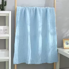 Newborn Baby's Gauze Bathrobe, Infant Swaddle, 100% Algodão, Meninos, Meninas, Crianças, Infantil, Gaze, Cobertor, Roupão, 6 Camadas - comprar online