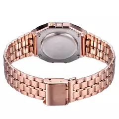 Imagem do Relógios digitais impermeáveis para homens e mulheres, relógio de pulso esportivo, relógio de pulseira, ouro eletrônico, led, casual, 2024