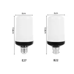 Emulação LED Dinâmica Flame Light, Lâmpada De Milho, Lâmpada De Efeito Flickering, Lâmpadas Criativas, Decoração De Casa, E14, E27, B22, AC 85-265V - loja online