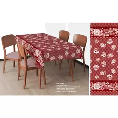 Toalha Plástica de Mesa Térmica 4 lugares / 1,50m x 1,40m - loja online