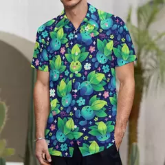 Camiseta havaiana masculina de manga curta, estampa de ovelha 3D, roupas de praia soltas, camisas grandes, verão na internet