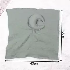 Bebê Segurança Cobertor Macio Algodão Musselina Consolador para Recém-nascido Infantil Dormir Snuggle Toy Stuffed Animal Acalme Appease Toalha - comprar online