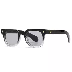 SHAUNA-Óculos Retro Quadrados Rebites para Homens e Mulheres, Óculos de Sol Verdes, UV400 Shades, Fashion - loja online