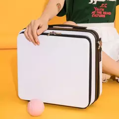 Bagagem portátil de viagem para mulheres, caixa cosmética de 16 ", embarque leve, maquiagem profissional, mini mala simples, bolsa - comprar online